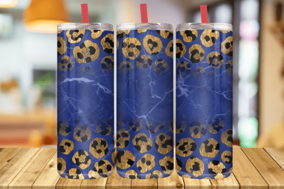 Blue Marble Gold Leopard 20oz Skinny: A Designer's Review