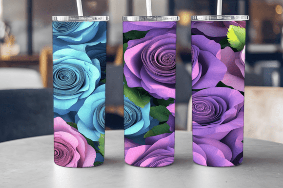 Dreamy Rose Pattern Wrap Graphics