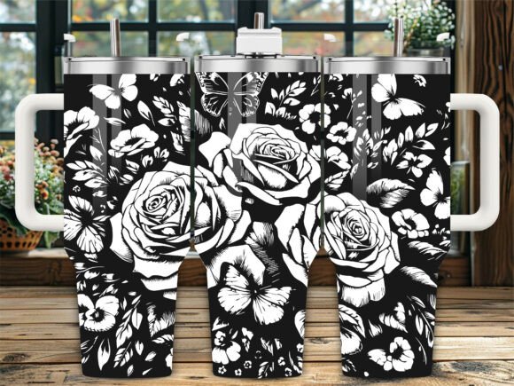 Floral Rose Butterfly: Graphics & Crafts Asset Review