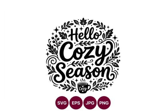 Hello Cozy Season: Graphics for Cozy Branding