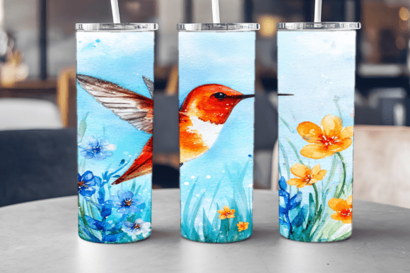 Hummingbird Wildflower Wrap Graphics