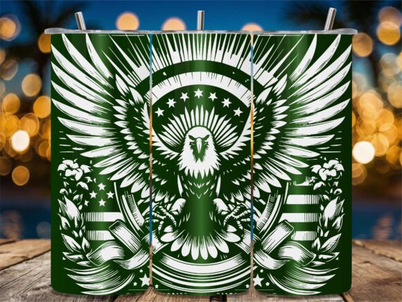 Patriotic Eagle Seal Stars: Graphics for Crafts