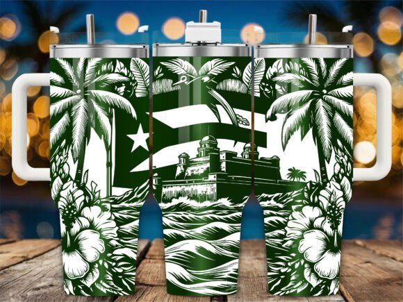 Puerto Rico Island Graphics for Crafts