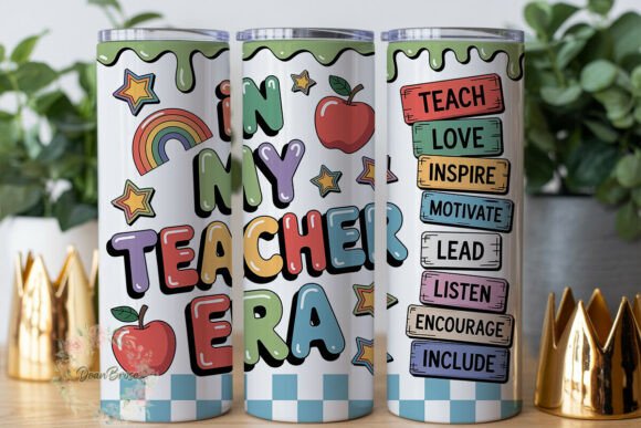 Teacher Era Affirmation 20oz Design Graphics