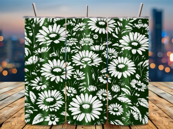 Wildflower Daisy Pattern: Graphics for Crafts