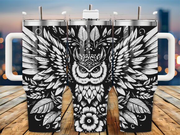Winged Owl Engrave 40oz Tumbler: Graphics & Crafts Review
